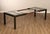 Late 20th Century Chinese Chippendale Black Lacquered Dining Table With Two Leaves, Inset Glass For Sale - Image 5 of 18