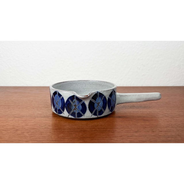 Mid-Century Modern Mid-Century Modern Danish Studio Pottery Bowl with Handle by Zoltan Kiss Keramik, 1960s For Sale - Image 3 of 18