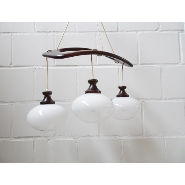 Brown Pendant Light from Mazzega, Italy, 1970s For Sale - Image 8 of 11