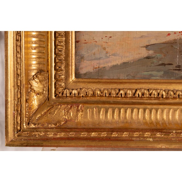 Oscar Ricciardi, Animated Piazza Scene, Oil on Panel For Sale - Image 11 of 16