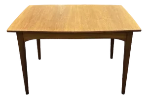 Mid Century Modern Extending Single Leaf Dining Table c.1960
