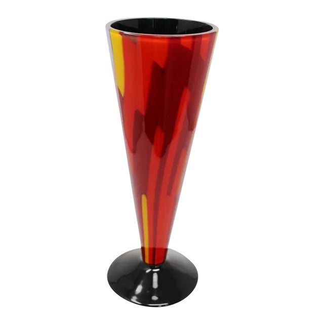 Seguso Viro - Fireworks Vase by Seguso Viro For Sale
