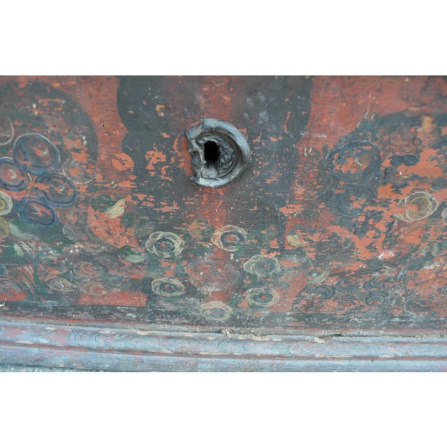 Antique Hungarian Pine Blanket Chest For Sale - Image 6 of 9