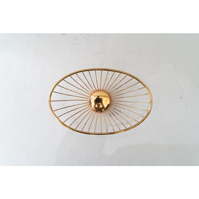 1960s Bread Basket in Brass and Copper, Vienna, Austria, 1960s For Sale - Image 5 of 13