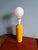 Large Vintage Table Lamp in Yellow Lacquered Metal, 1980s For Sale - Image 3 of 11