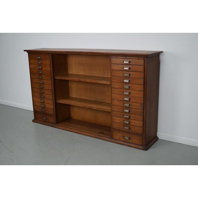 Vintage Dutch Oak Apothecary Cabinet, 1950s For Sale - Image 9 of 18