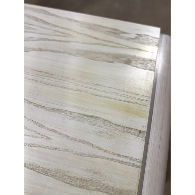 1980s Pair of Postmodern Bullnose Nightstands, End Tables or Buffet For Sale - Image 15 of 18