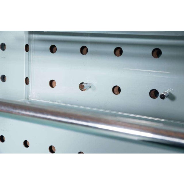 Plastic Acrylic Glass Tube Frame Coat Rack, 1970s For Sale - Image 7 of 9