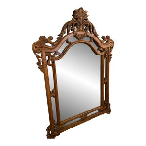 Antique Wood Carved Mirror