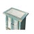 2000 - 2009 Distressed Pale Blue Stone Top Doors Slayed Legs End Table Nightstand For Sale - Image 5 of 5
