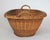 Farmhouse Vintage Woven Wicker Laundry Basket For Sale - Image 3 of 12
