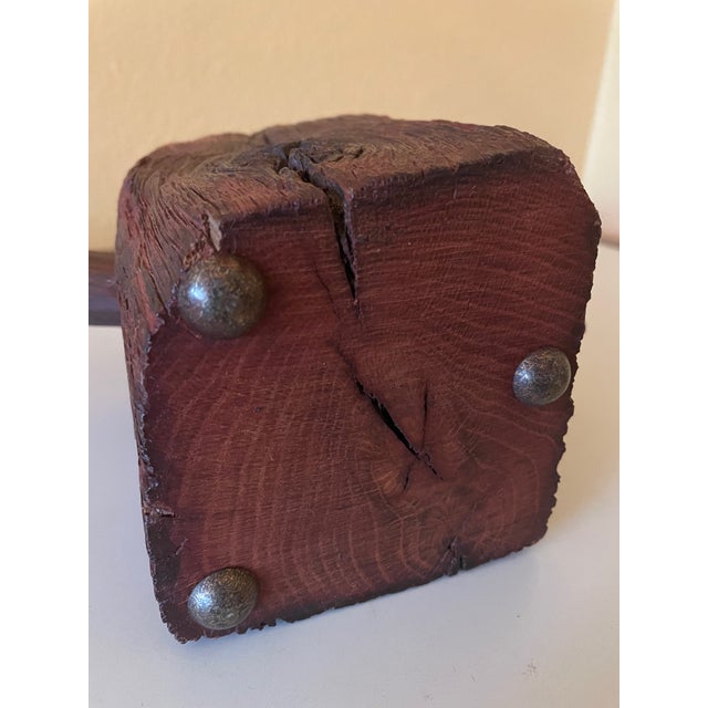 Vintage French Rustic Candlestick, 1960s For Sale - Image 4 of 10