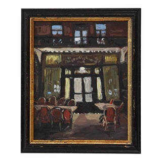 Mary Breneman, Cafe, Framed For Sale