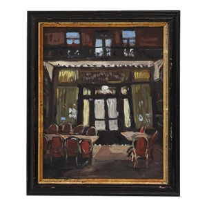 Mary Breneman, Cafe, Framed
