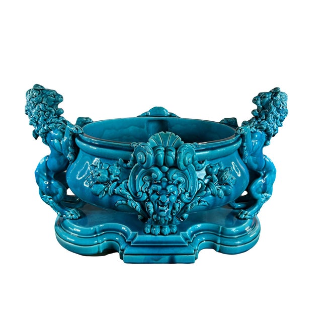 Large Slip Planter from Jules Vieillard Bordeaux, 19th Century For Sale - Image 18 of 18