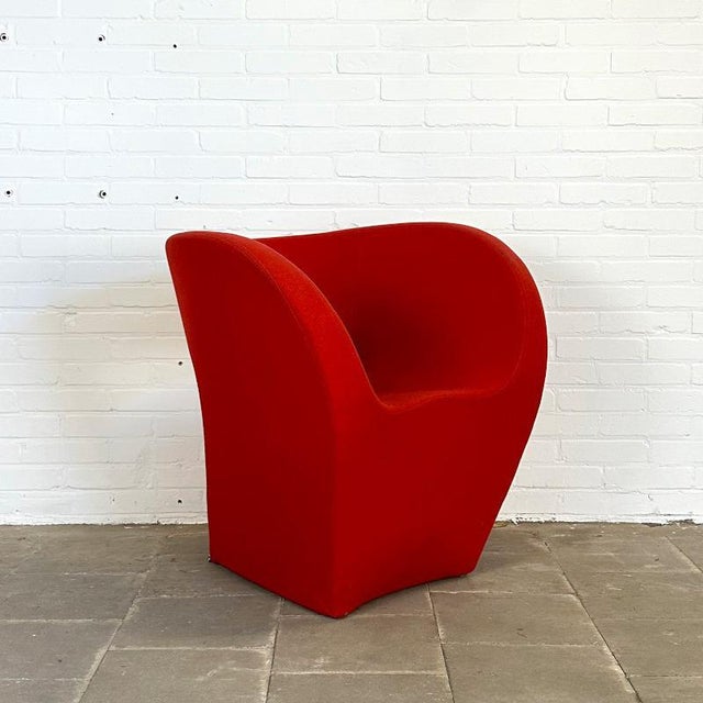 Red Set of Little Albert Armchairs by Ron Arad for Moroso For Sale - Image 8 of 10
