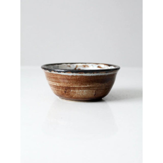 Contemporary Vintage Studio Pottery Bowl For Sale - Image 3 of 8