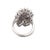 Contemporary 4919 Estate 2.75ct Diamond 14k White Gold Cascade Cocktail Ring Size 5.25 For Sale - Image 3 of 6