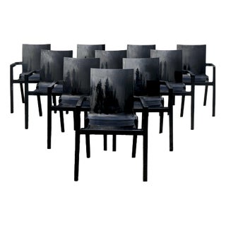 Driade Deville Chairs by Christophe Pille, Set of 10 For Sale