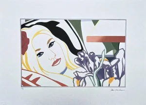 1990s After Tom Wesselmann "Blonde Girl" Pop Art Serigraph