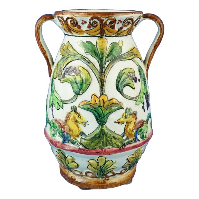 20th Century Ceramic Vase by the Civita Castellana Factory, Italy, 1920s For Sale
