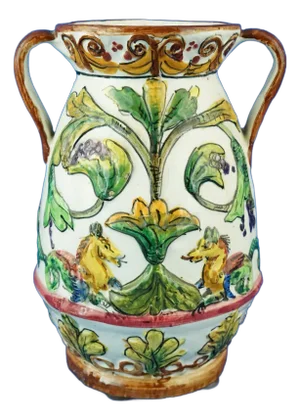 20th Century Ceramic Vase by the Civita Castellana Factory, Italy, 1920s
