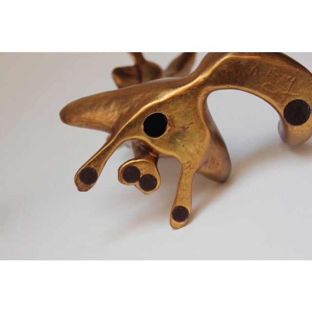 Ceramic Vintage Gold Leaf Ceramic Fox by Freeman McFarlin Potteries For Sale - Image 7 of 12