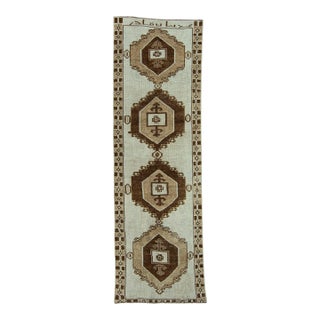 Turkish Vintage Rug 3'6" x 11' #20834 For Sale