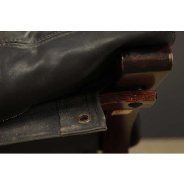 Vintage Mid-Century Norwegian Rosewood "Siesta" Leather Sling Lounge Chair, by Ingmar Relling for Westnofa For Sale - Image 11 of 16