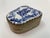 Vintage Chinese Porcelain Shard Box Oriental Decorative Nickel Silver For Sale - Image 11 of 11
