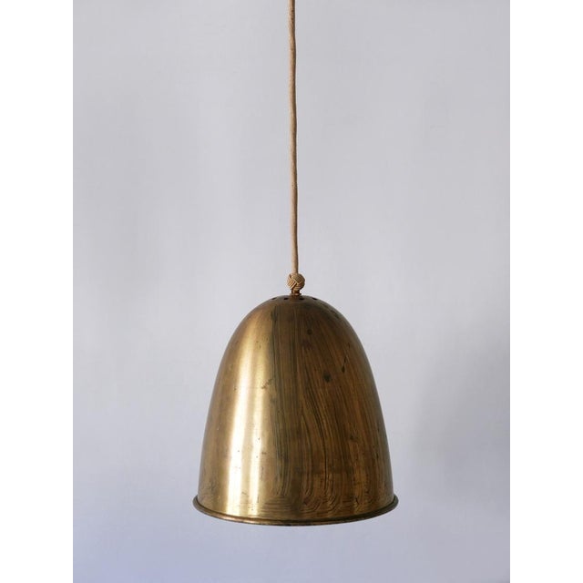 Mid-Century Modern Brass Pendant Lamp, Germany, 1950s For Sale - Image 4 of 18