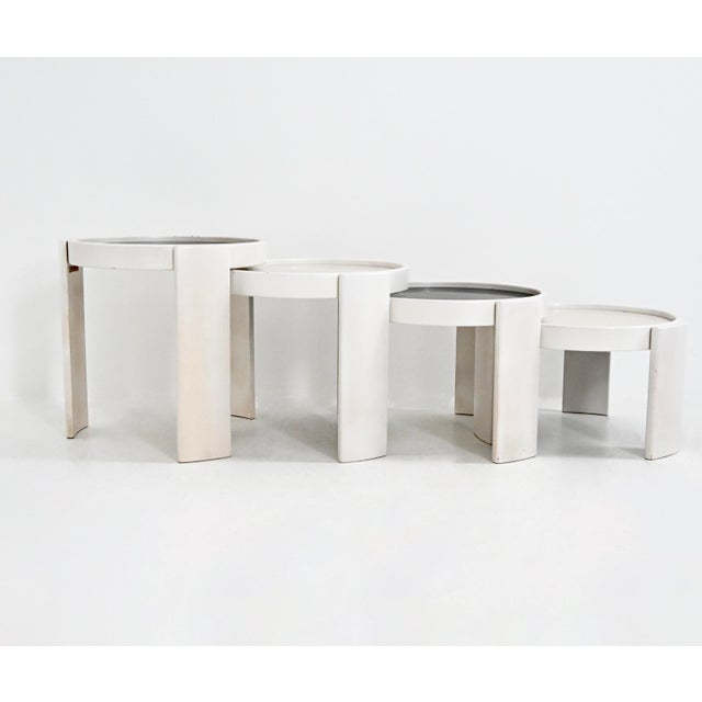 Model 780 Nesting Tables by Gianfranco Frattini for Cassina, 1960s, Set of 4 For Sale - Image 13 of 13