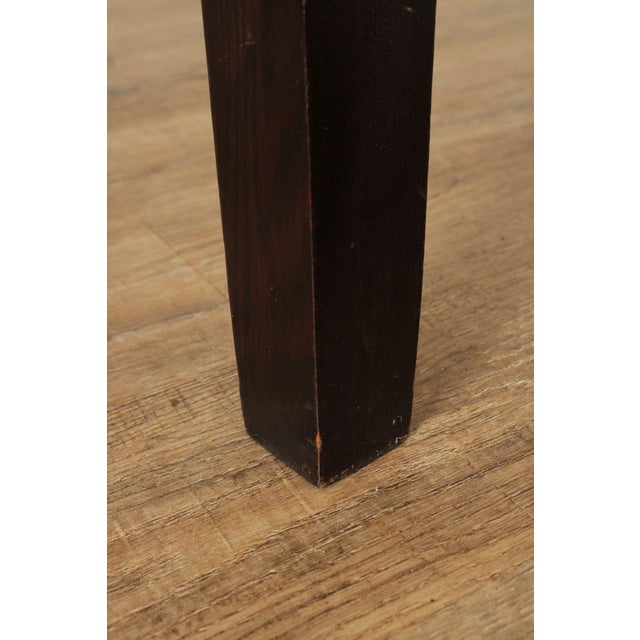 Custom Quality Modern Guitar Pick Oak Counter Height Dining Table For Sale - Image 12 of 18