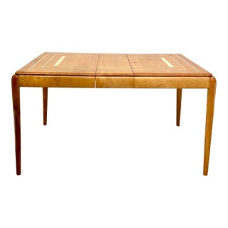 Mid-Century Modern Heywood-Wakefield Dining Table With Bakelite Design Top For Sale