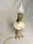 French Country Small Cream Table Lamp For Sale - Image 9 of 12