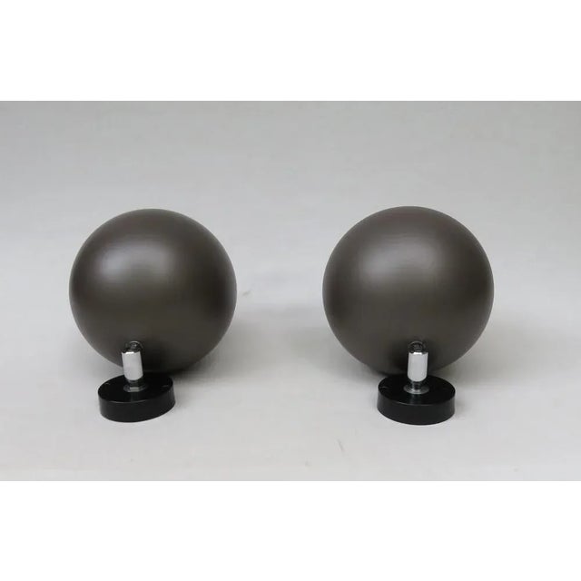 Space Age Ceiling or Wall Lights in Plastic and Painted Aluminum, from Erco, 1970s, Set of 2 For Sale - Image 4 of 13