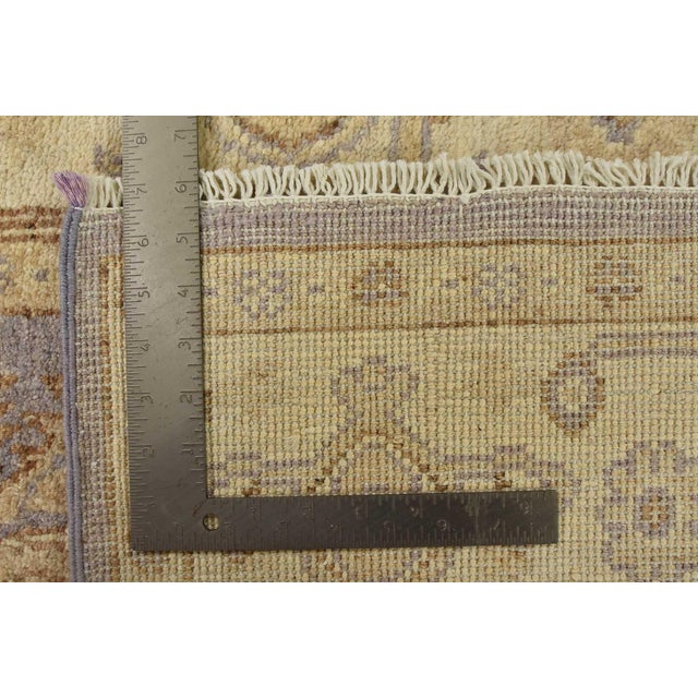 Ziegler Rug 4’8” X 8’2” Purple Wool Traditional Hand-Knotted Oriental Carpet For Sale - Image 12 of 12