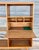 Mid 20th Century Mid 20th Century Two-Sided Bookcase Étagère and Room Divider With Glass Display Shelf For Sale - Image 5 of 12