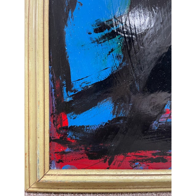 2010s 20th Century Abstract Oil Painting Pulgini 32 X 26 For Sale - Image 5 of 9