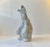 Large roaring polar bear figurine in porcelain designed by Carl Frederik Liisberg for Royal Copenhagen. Originally...