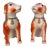 Large Pair Chinese Export Style Sated Dogs For Sale - Image 9 of 9