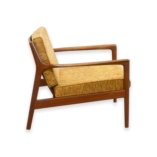 Pair of Folke Ohlssen for Dux Usa 75 Vintage 1960s Teak Accent Lounge Chairs For Sale - Image 12 of 12