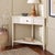 This Gomez Table was designed with small living spaces in mind. Gomez's triangular pine wood frame easily fits into any...