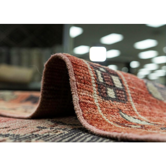 Textile Turkish Oushak Old Wool Rug 9'1" x 13'10" #30135 For Sale - Image 7 of 8