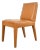 Ralph Lauren Mahogany Leather Italian Dalton Dining Chair For Sale