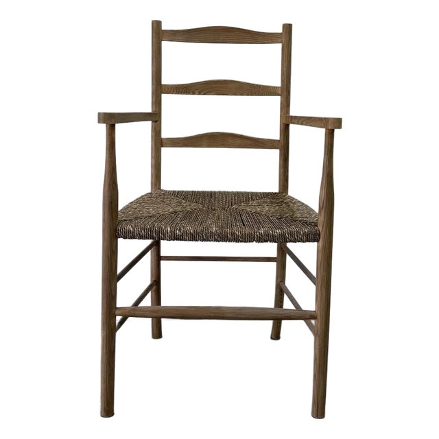 Ladderback Rush Dining Chair For Sale