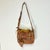 1980s Vintage Southwestern Americana Tooled Leather Trompe I’Oeil Saddle Shoulder Handbag. For Sale - Image 4 of 16