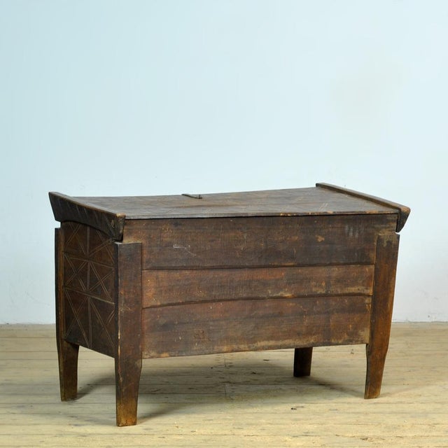 Antique Shepherds Chest, 1850s For Sale - Image 14 of 15