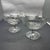 Vintage Early 20th Century Optical Etched Blown Glass Stemmed Sherbets- Set of 4 For Sale - Image 15 of 18