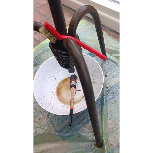 Wrought Iron Floor Lamp, 1940s For Sale - Image 12 of 17